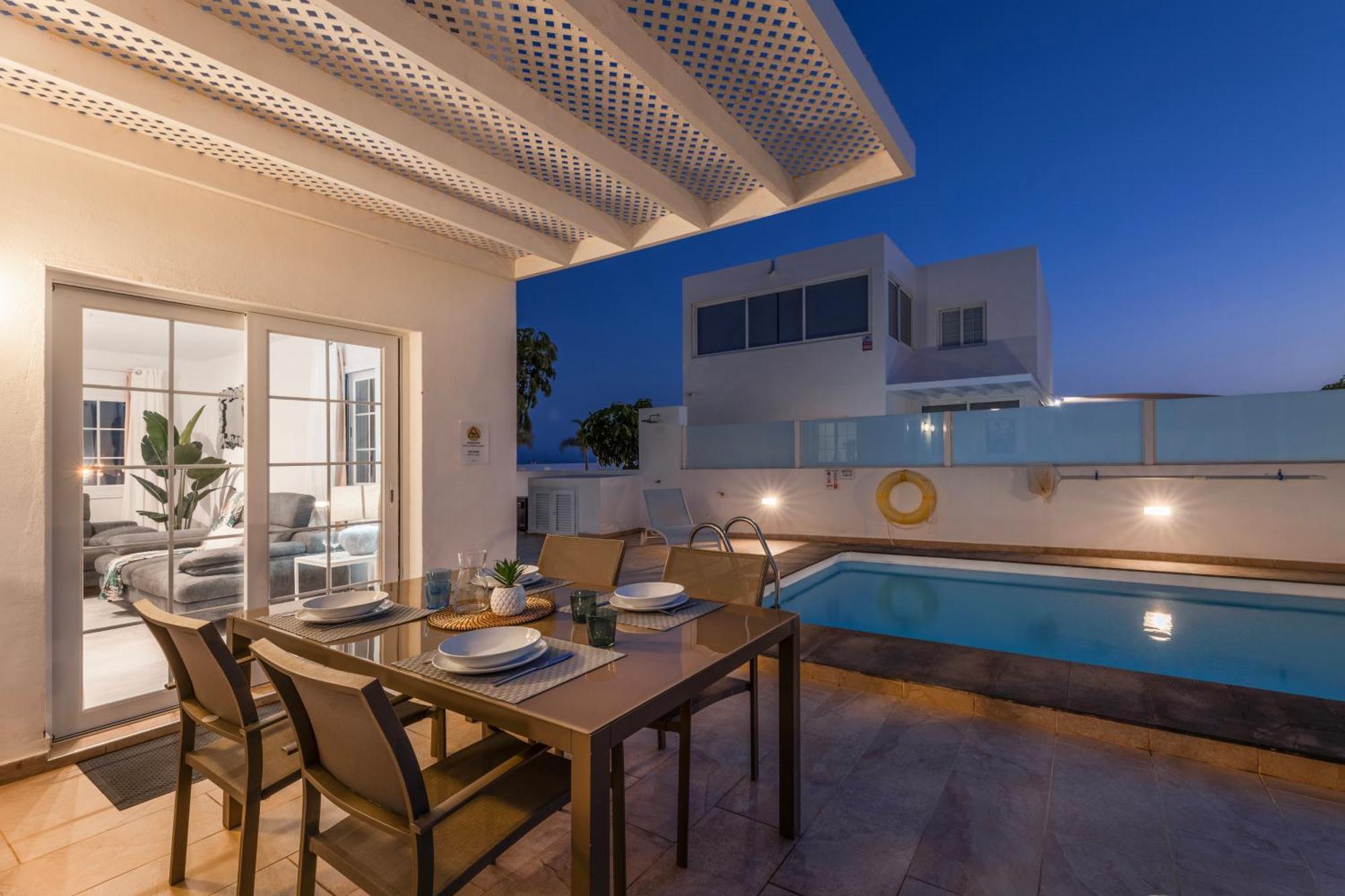 Villa Atlantica - Heated Pool In Playa Blanca Exterior foto