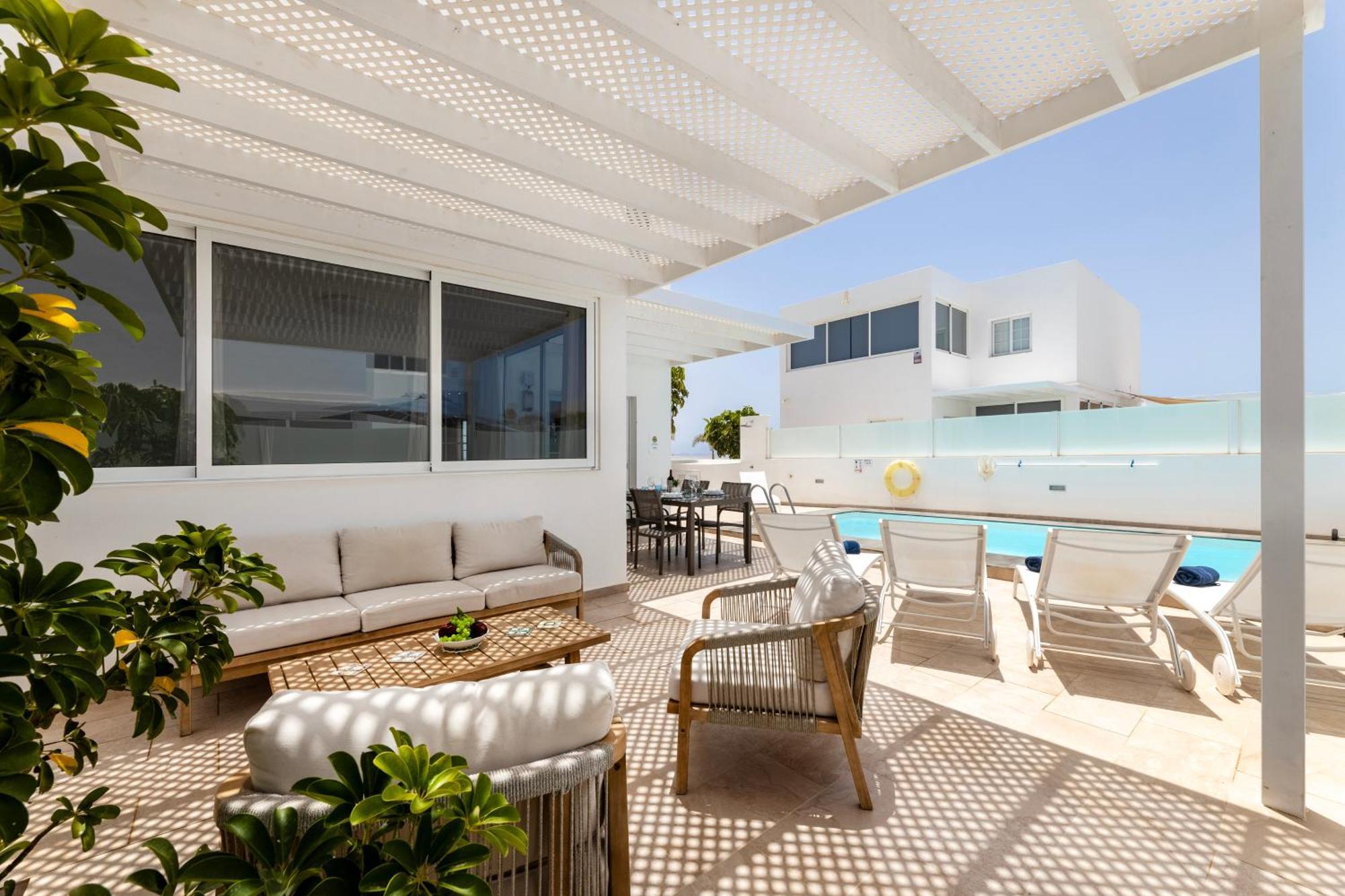 Villa Atlantica - Heated Pool In Playa Blanca Exterior foto